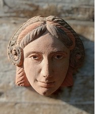 MASCHERA TESTA ETRUSCA DA