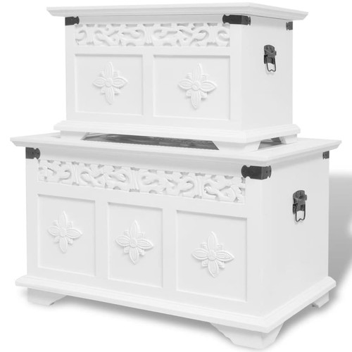 Set cassapanche bianche - cassapanche,