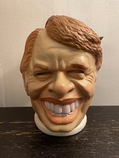 RARA maschera vintage Jimmy Carter maschere politiche Groupe Cesar con etichetta originale