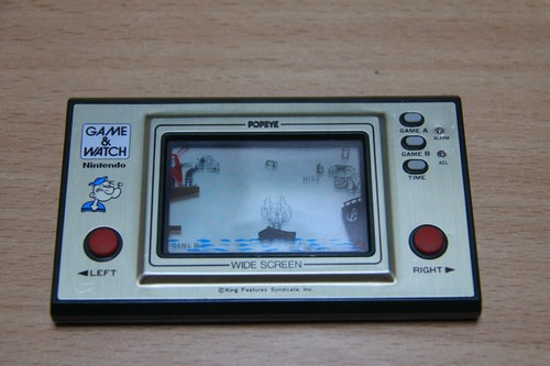 Nintendo game and watch popeye - and,