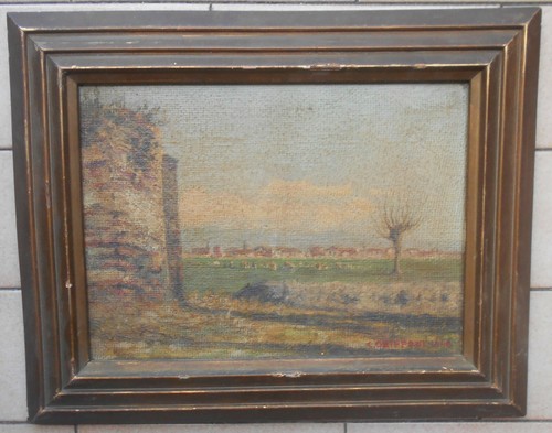 Quadro olio firmato - ad,
