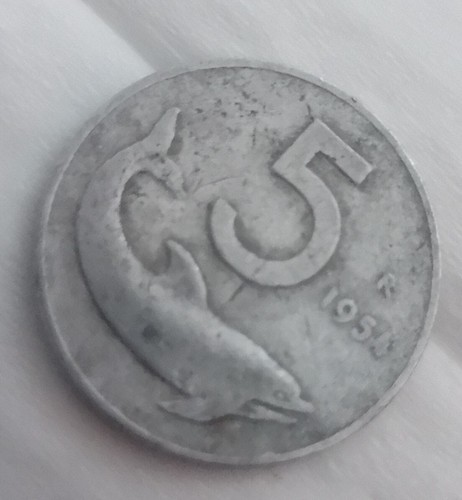 Moneta lire del 1954 - moneta,