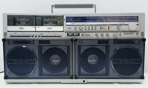 Sharp 767 boombox stereo - gf-767,