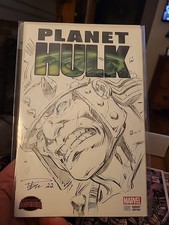 Planet Hulk schizzo bianco