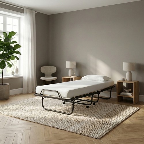 Letto singolo pieghevole rete - singolo,