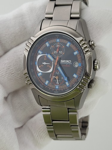Seiko titanium chrono - seiko, alarm