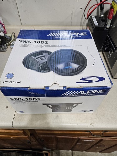 Alpine type sws 10d2 - alpine, 10"