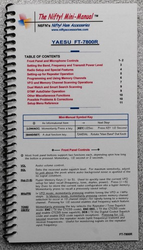Nifty mini manuale yaesu - mini-manuale,