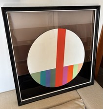 Quadro Eugenio Carmi Anni 70 In Vetro E Plexiglas