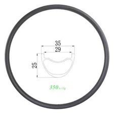 Cerchio in carbonio tubeless