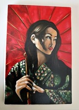 Dipinto olio su tela "Ritratto