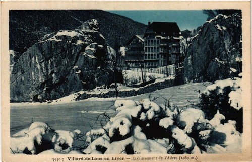 Cpa villard lans hiver - villard-de-lans,