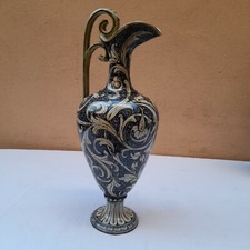 ANFORA VASO CERAMICA CASTELLI ABRUZZO DIPINTO A MANO cm. 54 anni '70 del 900