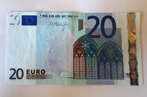 Banconota euro del - banconota, 20