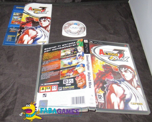 Psp street fighter - street, alpha