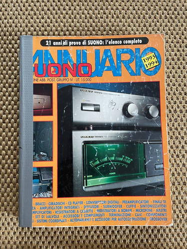 Annuario suono 1993 - annuario, 1993/94