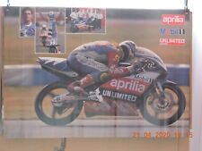 Poster Loris Reggiani Aprilia team Mobil1     55,5X80