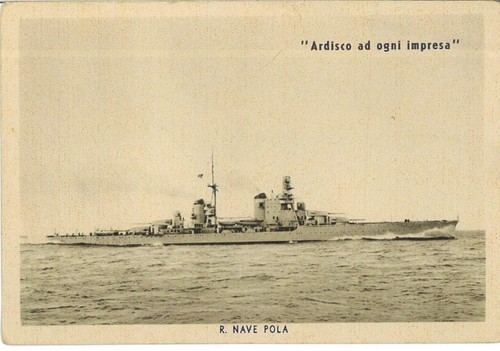 Cartolina nave pola ardisco - cartolina,