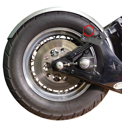 Parafango posteriore per moto