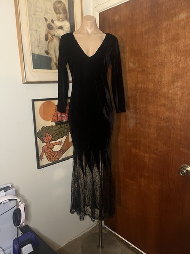 Costume goth elvira morticia - elvira,