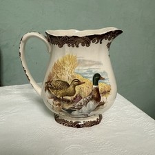 Brocca Lattiera ROYAL WORCESTER GROUP PALISSY GAME SERIES BIRDS Ceramica Rara