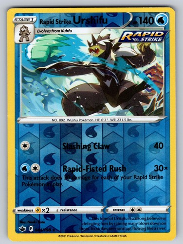 Rapid strike urshifu 044 198 - urshifu, 044/198
