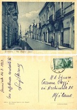 1952 SANNICOLA (LE) Via Regina Elena *Autografo Luigi STARACE FG VG