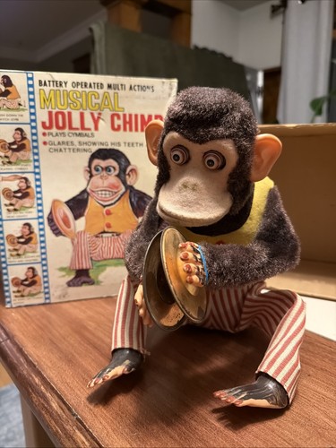 Musical jolly chimp orig box - musical,
