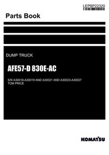 Komatsu AFE57-D 830E-AC Dump