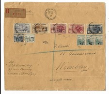 FRANCIA , PRO ORFANI GUERRA ,  10 VALORI SU BUSTA , DA TARBES A WEMBLEY , 1927 .