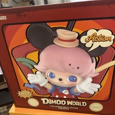 DIMOO WORLD X DISNEY - SET TV CONTENITORE ESPOSITORE LUMINOSO NUOVO