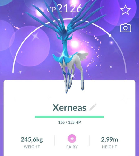 Shiny xerneas p t c - xerneas,