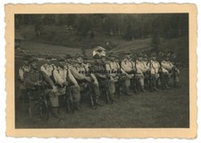 Orig. Foto esercito tedesco cacciatore tirolese con armi fucile carabina Austria