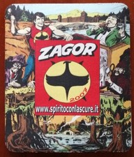 ZAGOR - RARISSIMO TAPPETINO PER MOUSE FORUM SCLS 2007 - CONDIZIONI PERFETTE