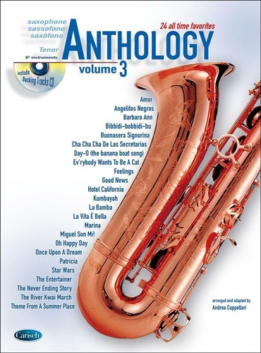 Anthology tenor saxophone vol - saxophone,
