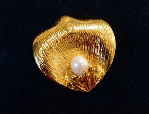 Kenzo broche pétal fleur - broche,
