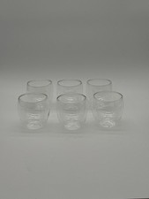 Set 6 tazze caffè vetro