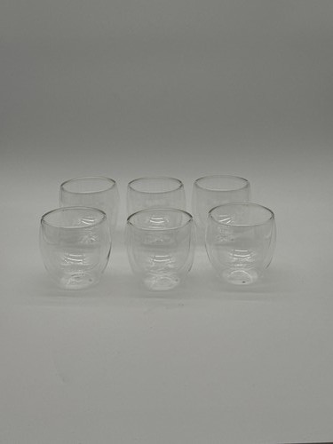 Set tazze caffè vetro - 6,