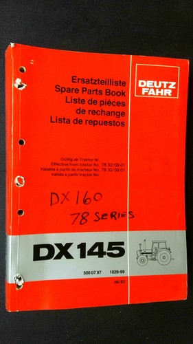 Deutz fahr dx145 manuale - deutz-fahr,