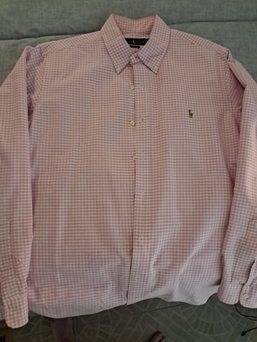 Camicia uomo ralph lauren rosa - lauren,