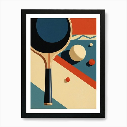 Stampa artistica ping pong con