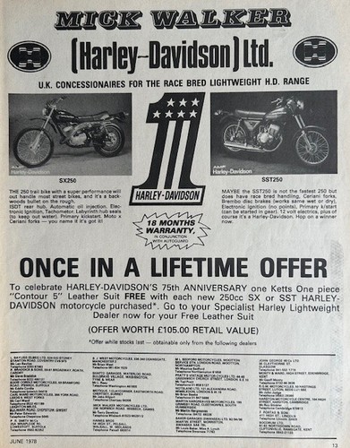 Harley davidson sx250 - sx250, sst250