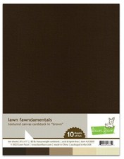 Cartoncino testurizzato nuovo prato fulvo prato 8,5" x 11" - sfumature di marrone