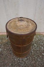 Antico fusto bidone ferro - antico, fs