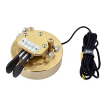 Chiave Morse Codice Paddle Singola/Doppia Leva Base Ottone Pesante OTTONE Telegrafo