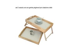 coppia 2 vassoio 1 gambe