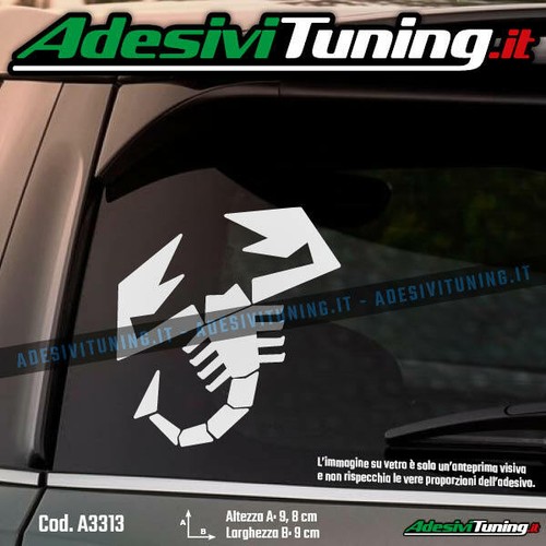 Adesivo abarth scorpione - adesivo,