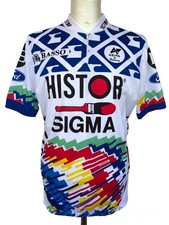 MAGLIA CICLISMO DA BICI SHIRT CYCLING JERSEY CAMISETA MAILLOT HISTOR SIGMA BASSO