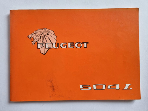 Peugeot 504 manuale - manuale, uso