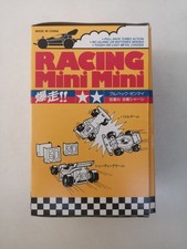 12 X RACING MINI MINI 4WD TAMIYA 1/100 CON BOX 12 CAR -FR-U6